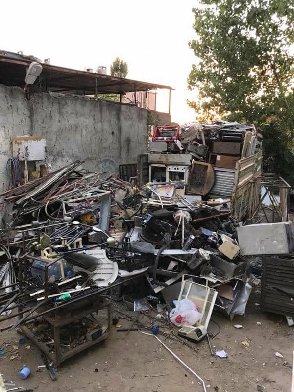 Hurda Metal Alımı tartım ve yükleme